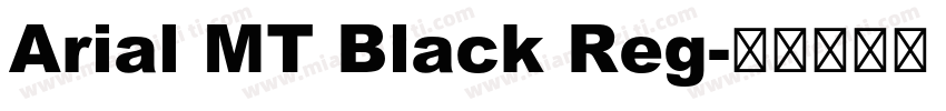 Arial MT Black Reg字体转换